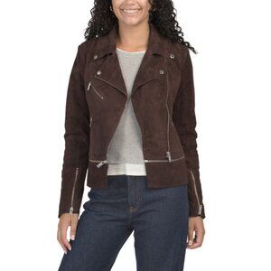 BOD & CHRISTENSEN Chocolate Suede Blend Augustine Jacket